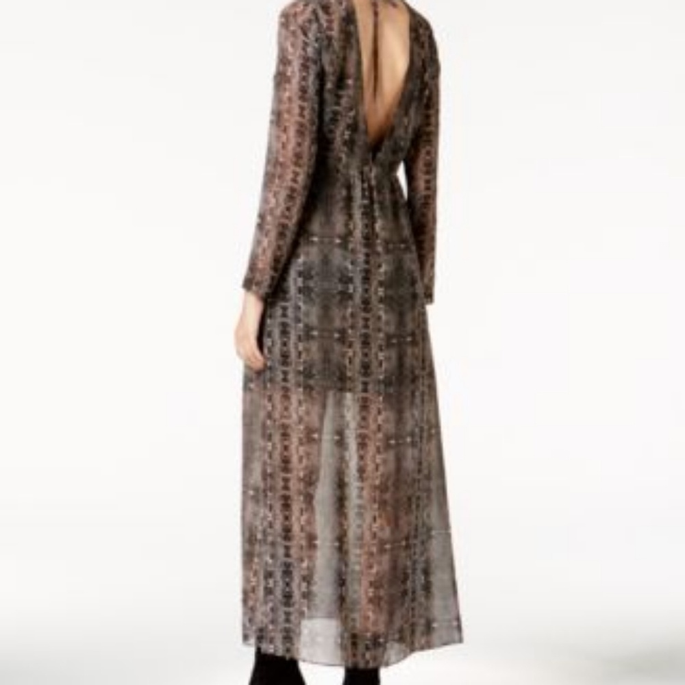 Serpentine jet black dress